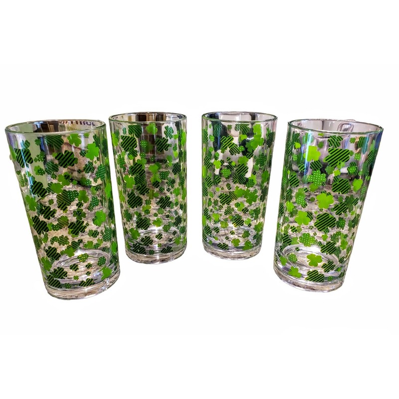 Nantucket Home St Patrick's Clover 18 oz Hiball Acrylic Shamrock