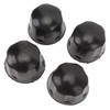 Tbest 4PCS ATV Quad Go Kart Wheels Dust Cap, Rubber,