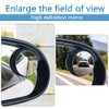 Blind Spot Mirrors, Side Rear View Mirror Rain Visor Guard,