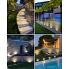 btfarm 12 Pack Solar Lights Outdoor, 8 LED Solar Ground