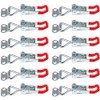 FOCCTS GH-4001 Toggle Catch Latches,12 PCS Metal Toggle Clamp, 100kg/220lbs,