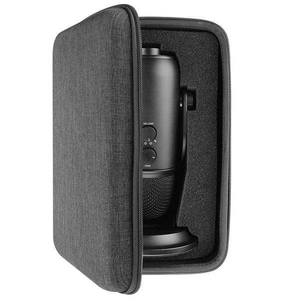 Geekria for Creators Microphone Case with Foam Compatible with Blue