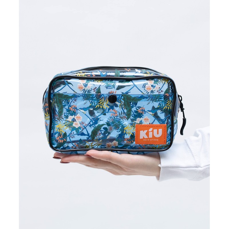 KiU Clear Clear Pouch PVC Pouch Cosmetic Case Sea Outdoor
