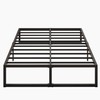 Lutown-Teen 14 Inch Queen Bed Frame Heavy Duty Steel Slat
