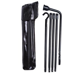 Car Wheel Wrench Extension Jack Handle 5PCs Set Kit Remove Lugs Nuts Tire Changing Tools for 02-15 Dodge Ram 1500