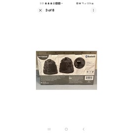 TWS Wireless Bluetooth Stereo Rock Speaker 2 Pack Outdoor IPX5 Waterproof Recharge