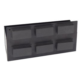 Blanko Magnetische Ablage, Hänge-Regal für Küche oder Werkstatt, Organizer-Korb mit Magnet-Rückseite, schwarz