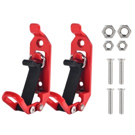 4 Pack Shovel Mount for Roof Rack Heavy Duty Metal Rubber Clamps Shovel Holder Wall Mounting Brackets Quick Release Axe Holder for Car Truck Boats Fit 0.67" to 1.57" Diameter Tools