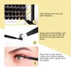 Eyelash Glue Black, CALAILIS Waterproof False Eyelash Glue, Latex Free