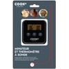 Cuisy KC2053 Stainless Steel Probe Thermometer and Timer - 8