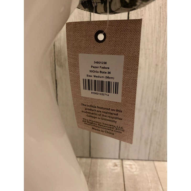 Honour Society NWT The Ohio State Buckeyes Fedora Hat Medium