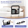 TABEKE TABEKE Bed Rails for Elderly Adults, Adjustable Bed Assist
