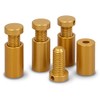 Precisiongeek Gold Aluminium Diameter 12 mm Spacer Wall Bracket, Sign