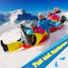 Sled,Classical Plastics Snow Sled for Kid and Adult with Handles