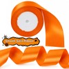 tenn well Orange Ribbon 50mm, 22 Meters Fabric Satin Ribbon