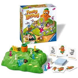 Ravensburger Funny Bunny Game - Engaging Family Board Game for Kids and Adults | Quick Gameplay | Easy-to-Follow Instructions | Unique Replay Value | Ages 4 and Up