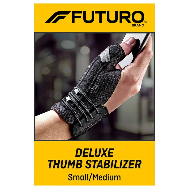 FUTURO Deluxe Thumb Stabilizer, Left or Right Hand, Small/Medium Size,