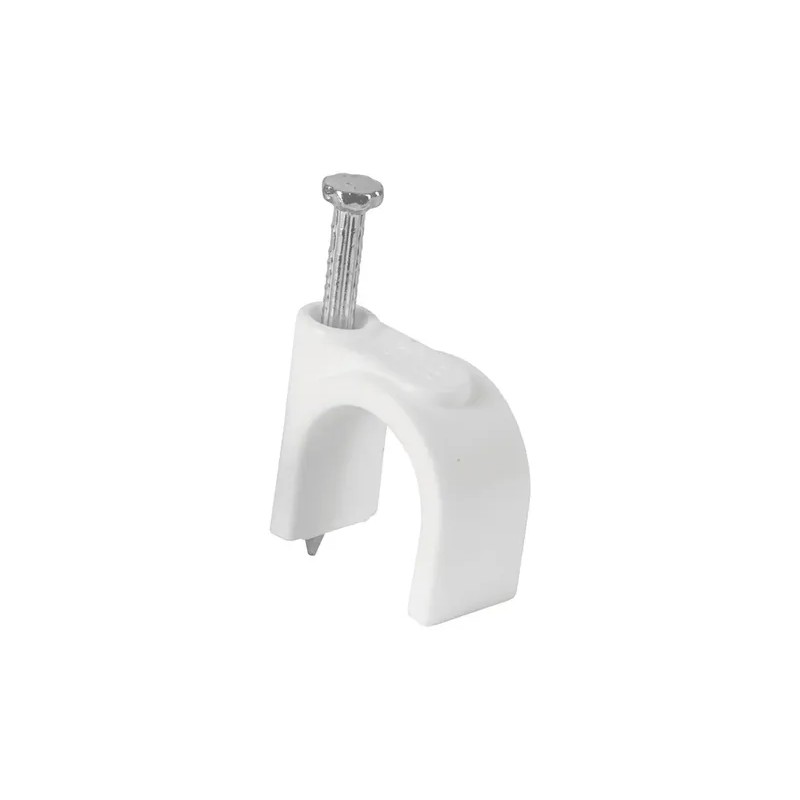Grapa Curva, 16 Mm, Blanca, Bolsa 20 Piezas Volteck 48276