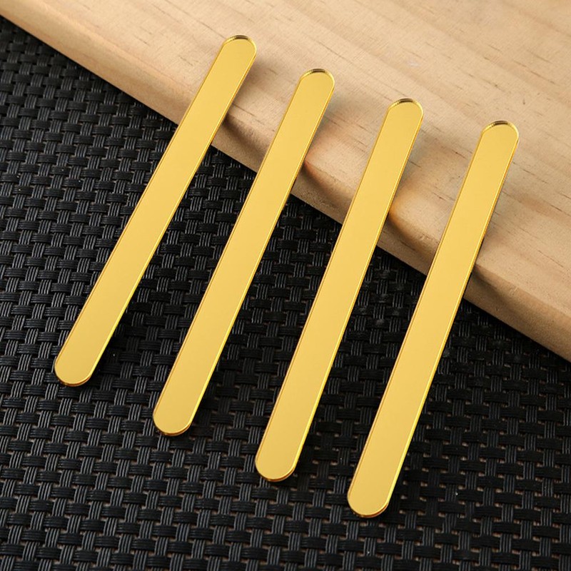50PCS Acrylic Popsicle Sticks Reusable Cakesicle Sticks Party Favors for