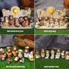 Colorful Nativity Scene Figurine Set Cute Animals Rugged Lightweight Reliable