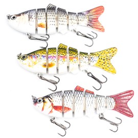Mister Tackle Furion 10 cm Fishing Lure Multi Piece Wobbler Set Swimbait for Pike Fishing 3 Pieces