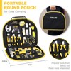 TOPLINE 208-Piece Basic Home Tool Kit with Easy Carrying Round
