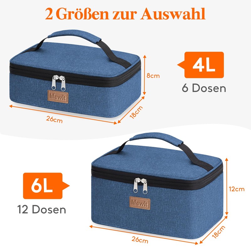 Lifewit Cool Bag Small Insulated for Men Women Foldable Lunch