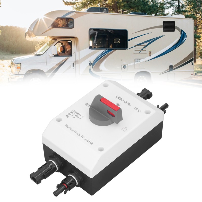 Photovoltaic DC Isolator Solar Switch IP66 Waterproof Insulated Switch for
