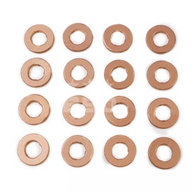 50 Pcs Common Rail Injector Copper Washer F 00V C17 503 Injector Shim F00VC17503