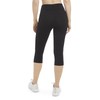 Energy Zone Women's Cotton Stretch High Waist Crop Legging, Deep