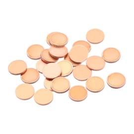 sourcing map Stamping Blank Copper Round DIY Tags, 13mm/0.5" for Craft Decoration, Pack of 24