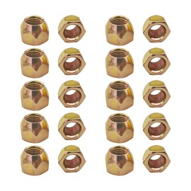 CGEAMDY 20 Pieces Wheel Nuts Tapered Collar 60°, Lug Rustproof Wheel Nut, Excellence Set of Alloy Wheel Nuts, Open Ended Bulge Lug Nuts, Replacement Wheels Nut Fororiginal Rim(M12x1.5)