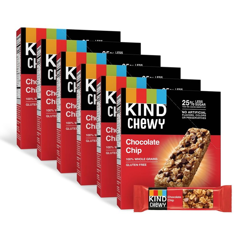 KIND Kids Granola Chewy Bar, Chocolate Chip, 10 Count (6