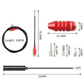 MUQZI Bicycle Internal Cable Management Tool, Cable Management Tool for Bicycle Frame Shift or Cable Guide Tool and Hose Cutter Combination, Black