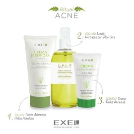 Kit Cremas Faciales Anti Acné Espinillas Ritual Exel