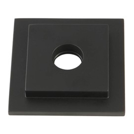 Kingston Brass FLSQUARE0 Claremont Shower Arm Flange, Matte Black