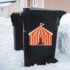 Extra Large 460mm 'Circus Tent' Permanent Sticker Decal for Cars/Windows/Bins/Walls
