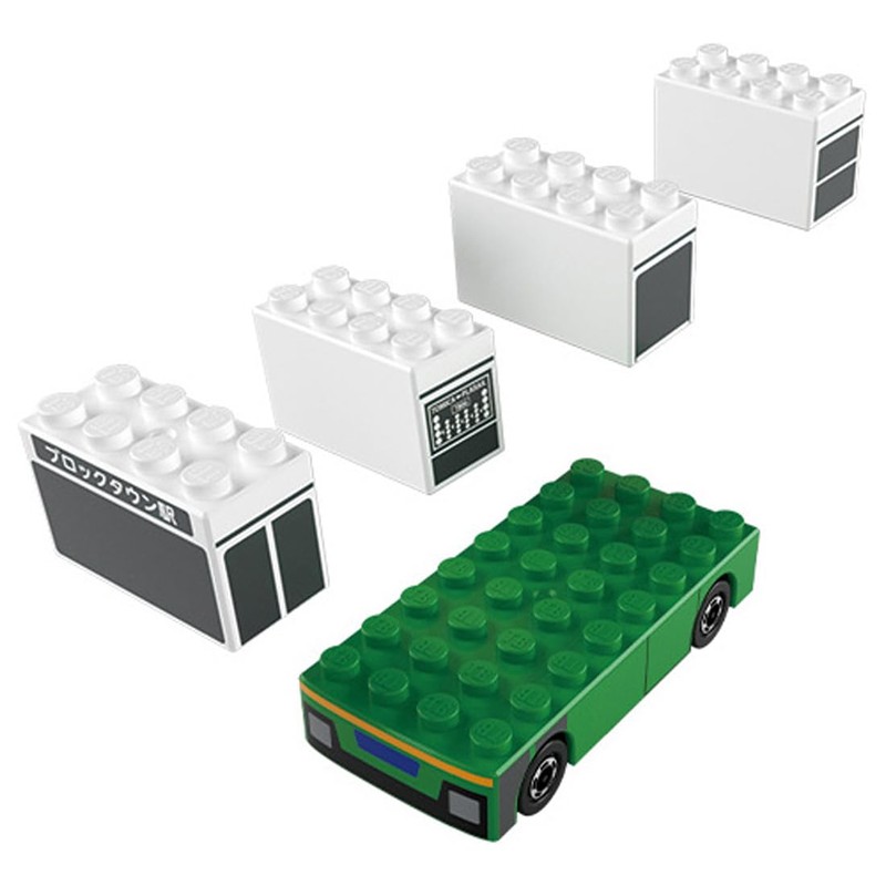 Takara Tomy Tomica Plarail Block Route Bus Toy, For Ages