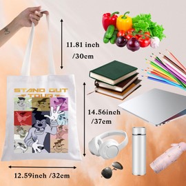 WZMPA Goofy Tote Bag Goofy Dog Fans Gift The Stand Out Tour Goofy Shoulder Bag Goofy Cartoon Inspired Gifts (Stand Out TG)