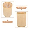 Rattan Drum Lampshade Replacement E27-E14, Clip On Barrel Lampshade Natural