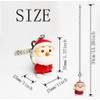 OMYZERO 12inch Ceiling Fan Pull Chain Father Christmas Charm Pendant