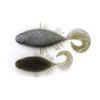 Imakatsu Flat Head Curly 4" (Eco Friendly) #S-309 Watermelon Pepper/Whiteberry