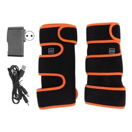 Electric Heated Knee Brace Wrap Support 3 Gear Adjustment Smart Outdoor USB Knee Heating Pad AC100‑240V EU Plug