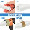 iCrimp PEX Expansion Tool Kit with 1/2'', 3/4'', 1'' Auto