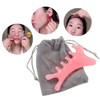 Dolphin Gua Sha Face Body Curved Massager Pouch Included 4ea
