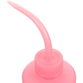 SOLUSTRE Botellas de Limpieza para Pestañas Rosa Boquilla Curva 250ml Abs Resistentes a Impactos Paquete de 8 Piezas para Uso Personal y Profesional
