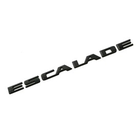 3pcs Escalade 3D Badge Letter Nameplate Sticker Replacement for 15-22 Escalade Rear Liftgate Nameplate Emblem (Black)