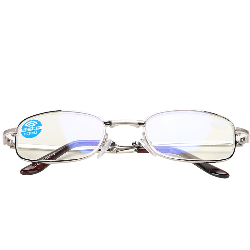Folding Metal Anti Blue Rays Presbyopic Glasses Visual Fatigue Relief