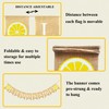 FAKTEEN Lemonade Burlap Banner Rustic Lemon Stand Party Supplies, Garland