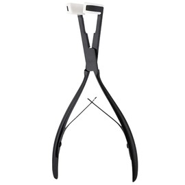Comphic Tape in Hair Extensions Pliers Needle Nose Pliers Hair Extension Pliers Stainless Steel Flat Surface Extensions Tape Sealing Clamp Pliers Tool